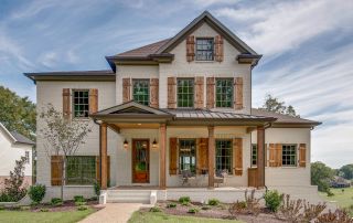Three-story Painted Brick Custom Home