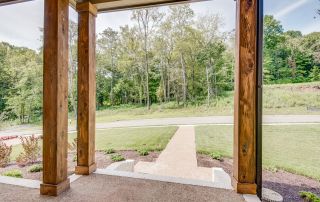 Custom Home Porch View